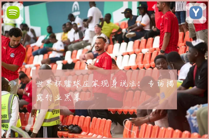 世界杯赌球庄家现身说法:专访揭露行业黑幕
